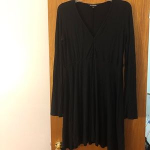 Express Black V Neck Dress Women’s Size Medium M